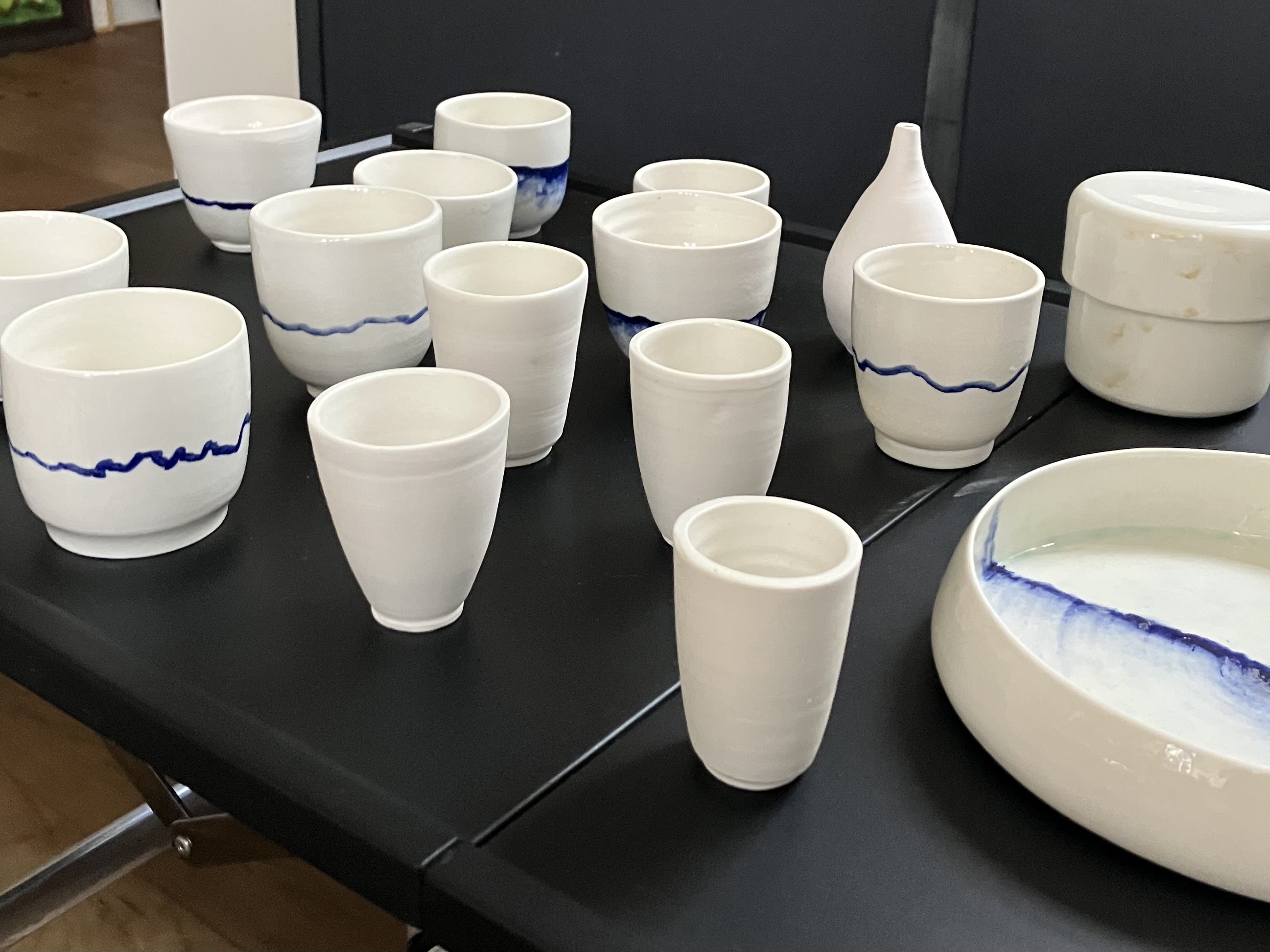 Blue Line — verschillende vormen als collectie